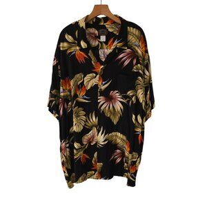 Hawaiian Reserve Collection Hawaiian Shirt 100% Rayon Made in Hawaii Mens 3XL